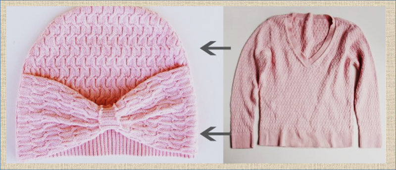 22 примера того, как из старого свитера сшить отличную новую шапочку, или снова о переделке кофт и свитеров