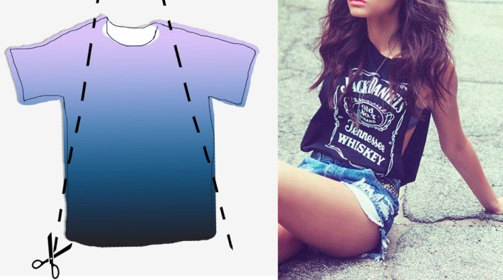 15 безумно крутых идей, как из обычной футболки сделать стильную вещь
