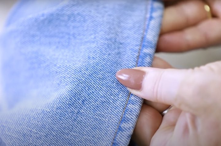Как подшить джинсы, сохранив заводскую стирку