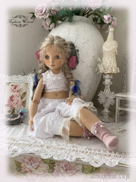 Коллекционная кукла из текстиля