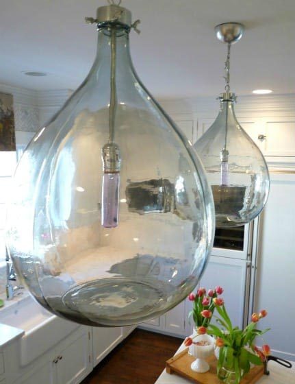 Идеи использования красивых стеклянных бутылок