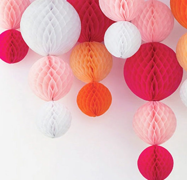 Китайские шарики из бумаги, гофрированной бумаги, сотовые шарики своими руками