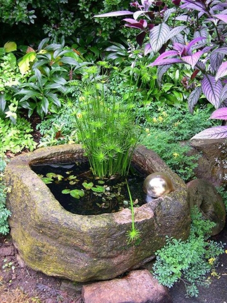 23 прекрасных мини-пруда для небольшого сада или террасы
