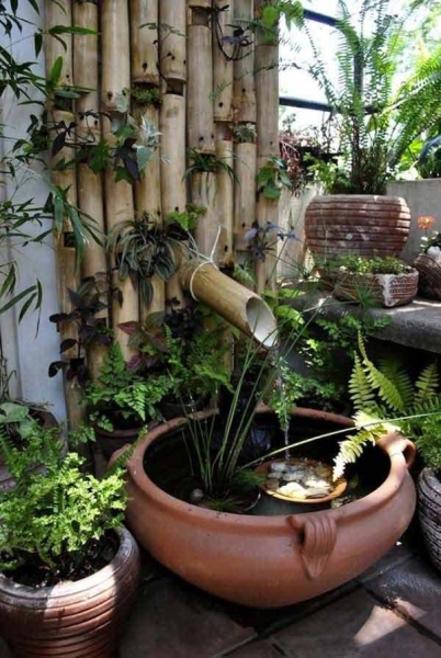 Идеи мини-пруда для красивого сада