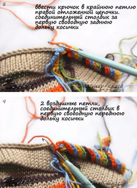 Как красиво связать горловину крючком на свитере
