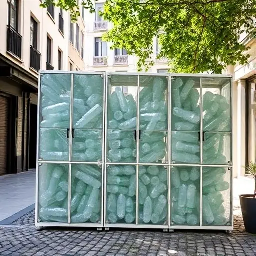 Модульные гардеробы из переработанных пластиковых бутылок в городских квартирах